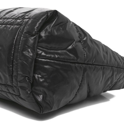 Chanel Nylon Quilted Medium Coco Cocoon Reversible Tote Black 10 of 10