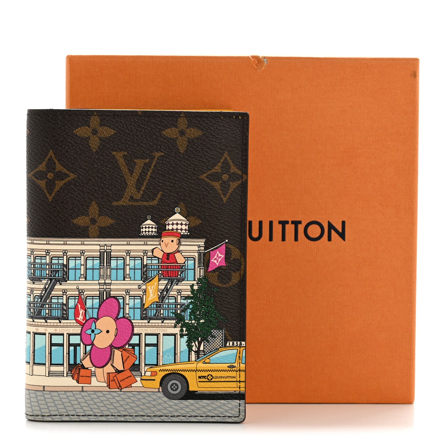 Monogram 2022 Christmas Animation New York Soho Passport Cover Yellow