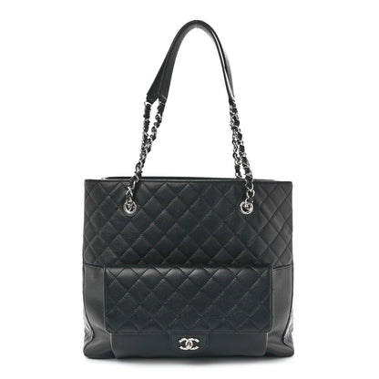 Chanel Caviar Quilted Pocket Large Tote Black 1 of 10