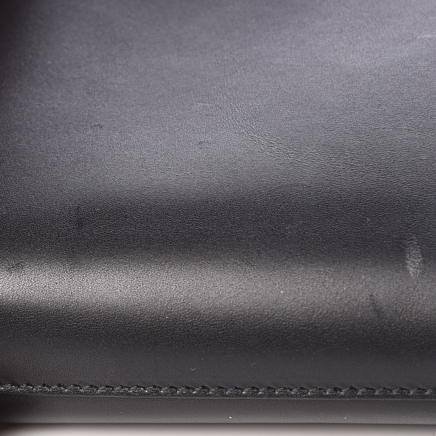 Saint Laurent Calfskin Lutetia Flap Clutch Black 9 of 13