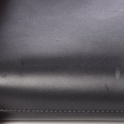 Saint Laurent Calfskin Lutetia Flap Clutch Black 9 of 13