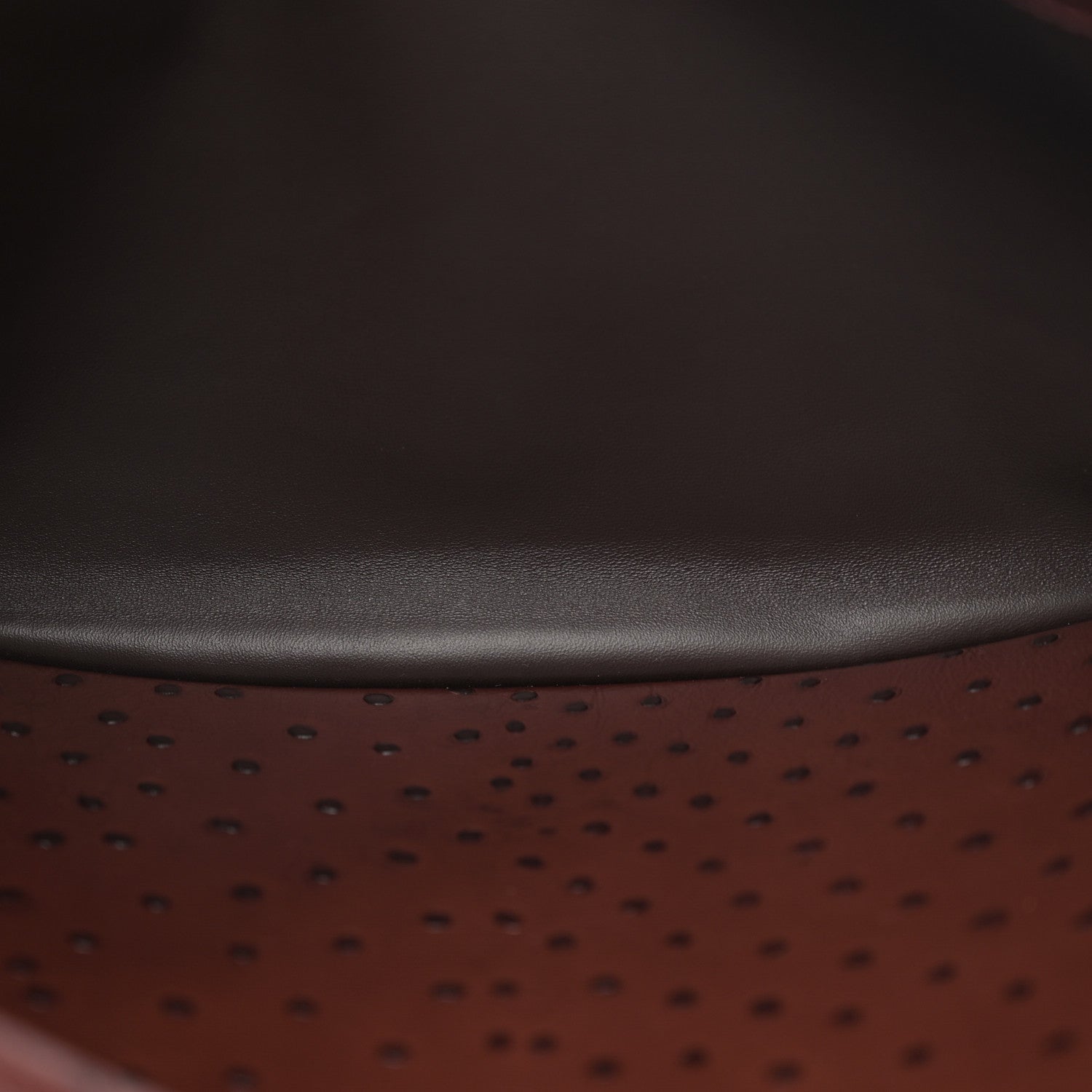 Balenciaga Shiny Calfskin Ostrich Embossed Medium Rodeo Top Handle Handbag Brown 5 of 10