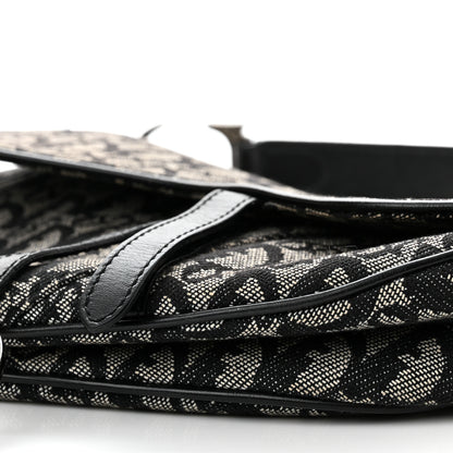 Christian Dior Monogram Saddle Bag Black 10 of 17