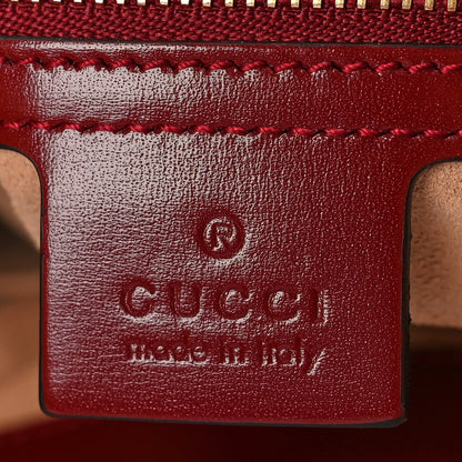 Gucci Boarded Dyana Lux Calfskin Small Jackie 1961 Hobo New Cherry Red 6 of 16