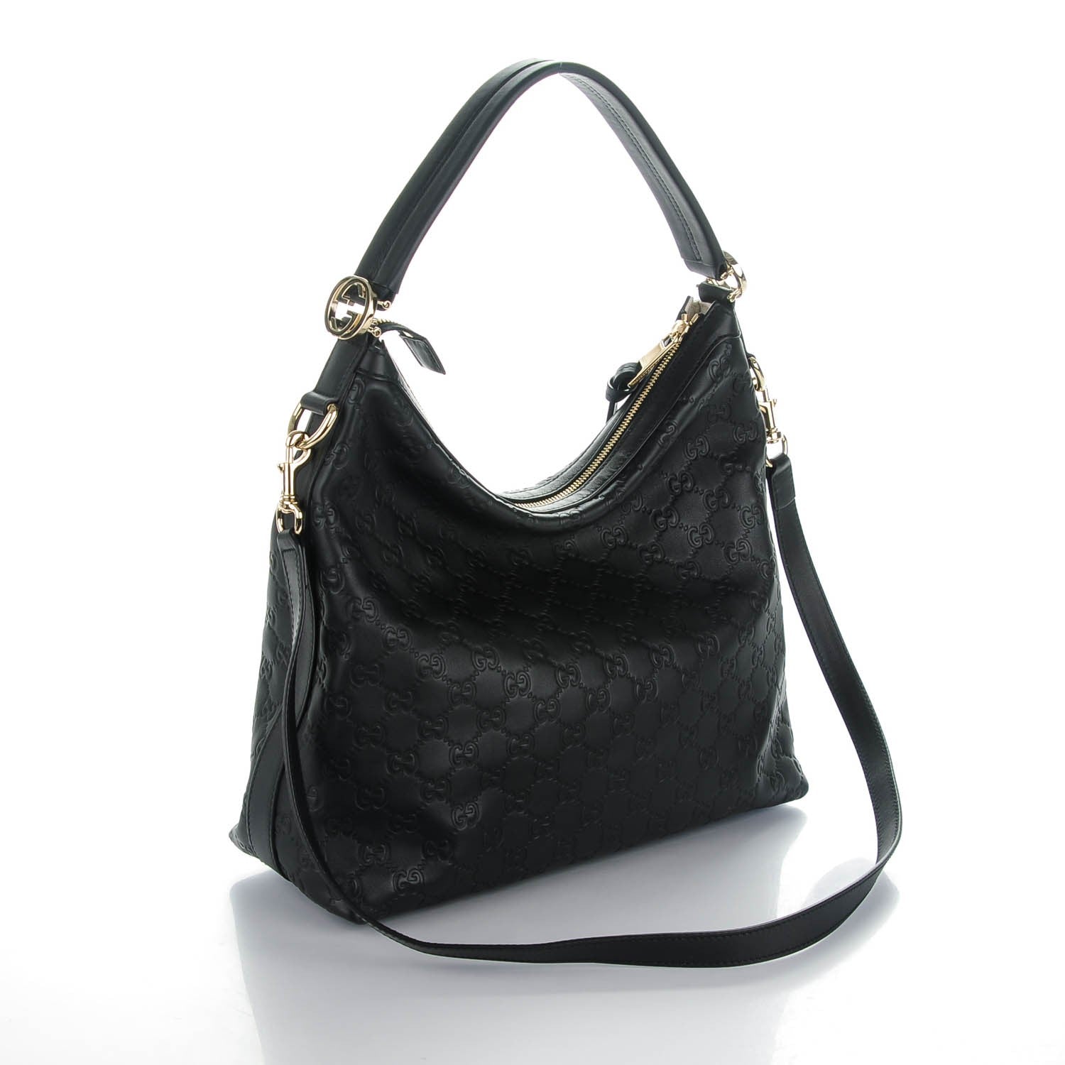 Gucci Guccissima Small Miss GG Hobo Black 3 of 7