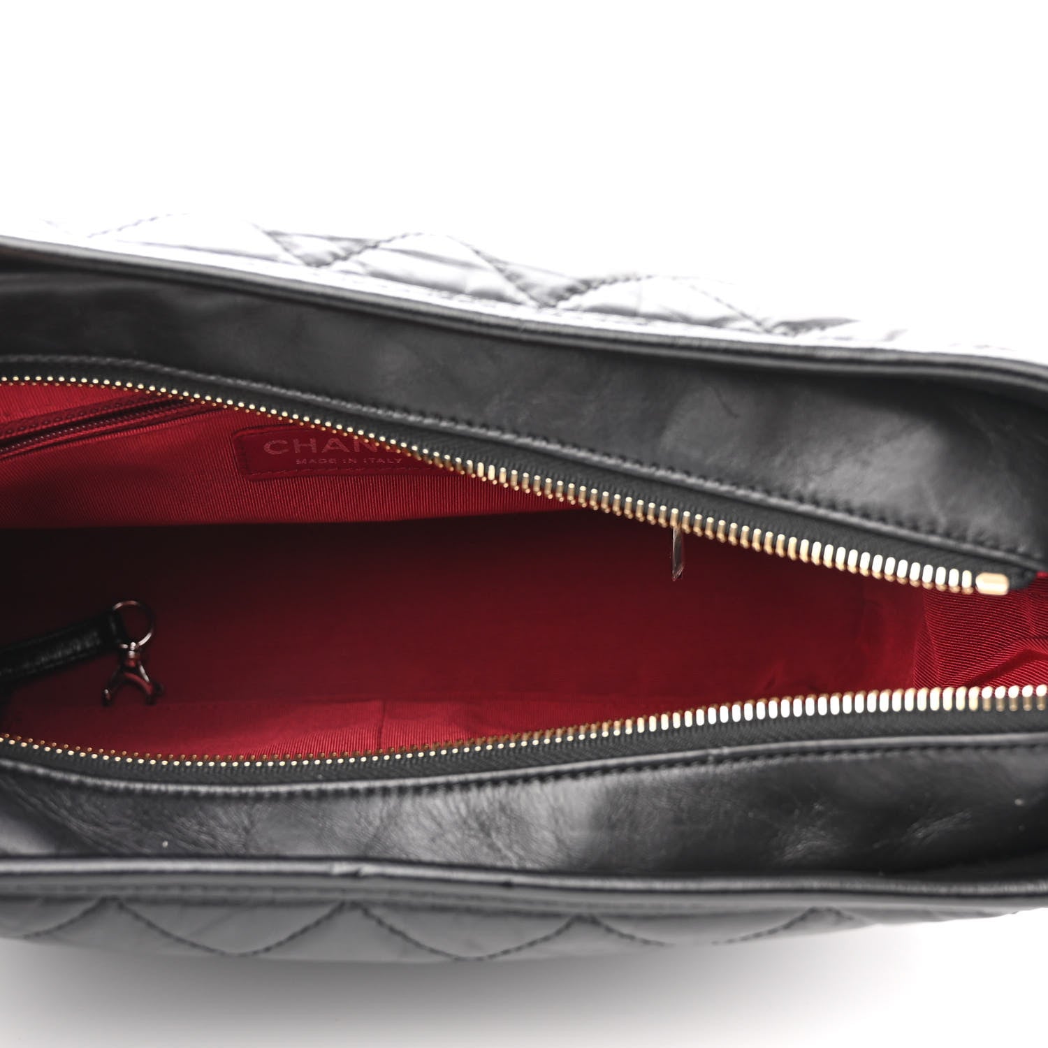 Chanel Aged Calfskin Quilted Medium Gabrielle Hobo Black 5 of 11