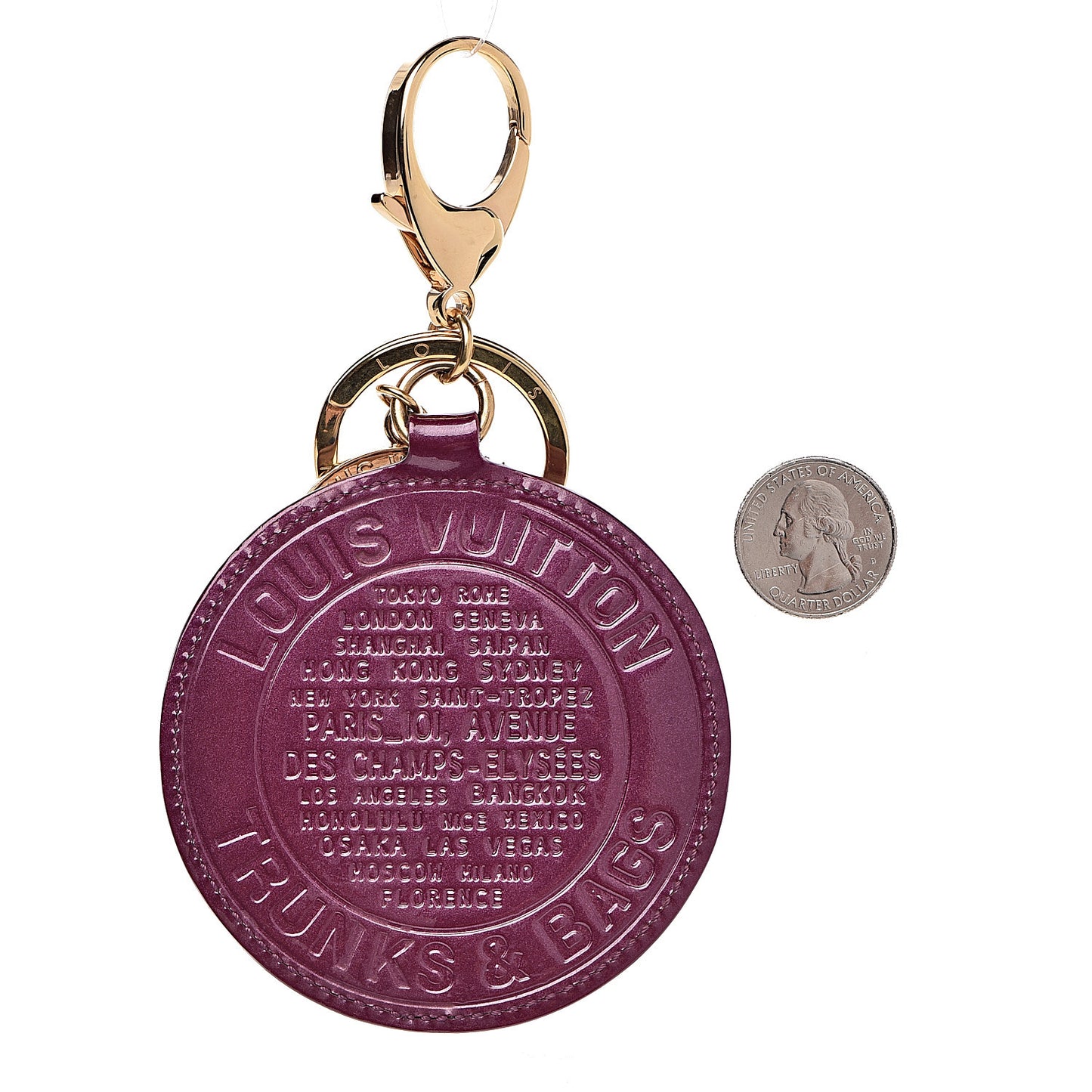 Vernis Trunks and Bags Bag Charm Violet