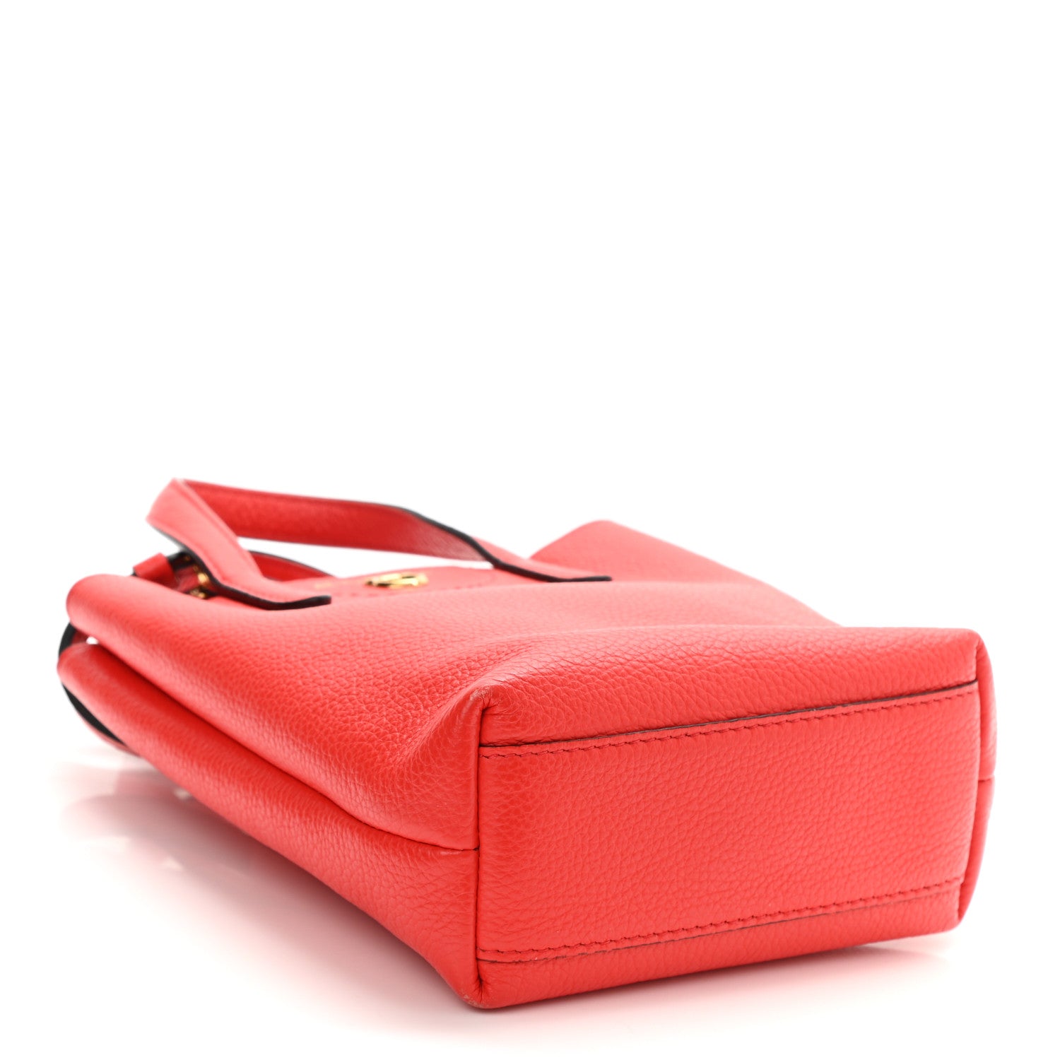 Salvatore Ferragamo Tumbled Calfskin Gancini Mini Bag Candy Apple Red 4 of 9