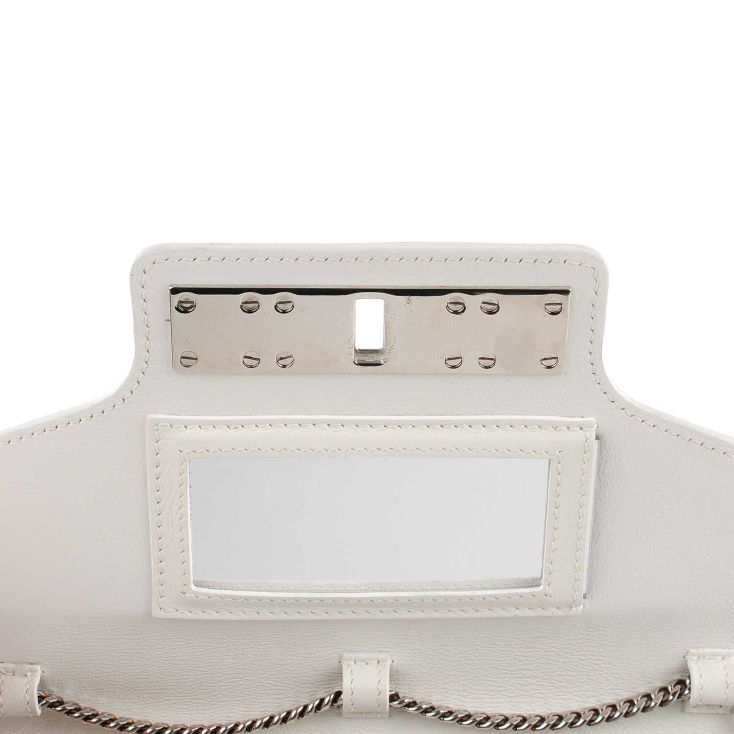 Proenza Schouler Calfskin PS11 Chain Wallet White 6 of 7