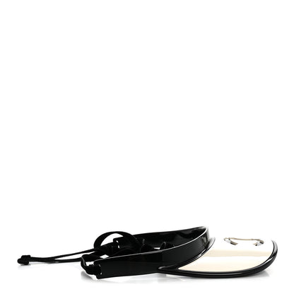 Chanel Resin CC Visor White Black 5 of 8
