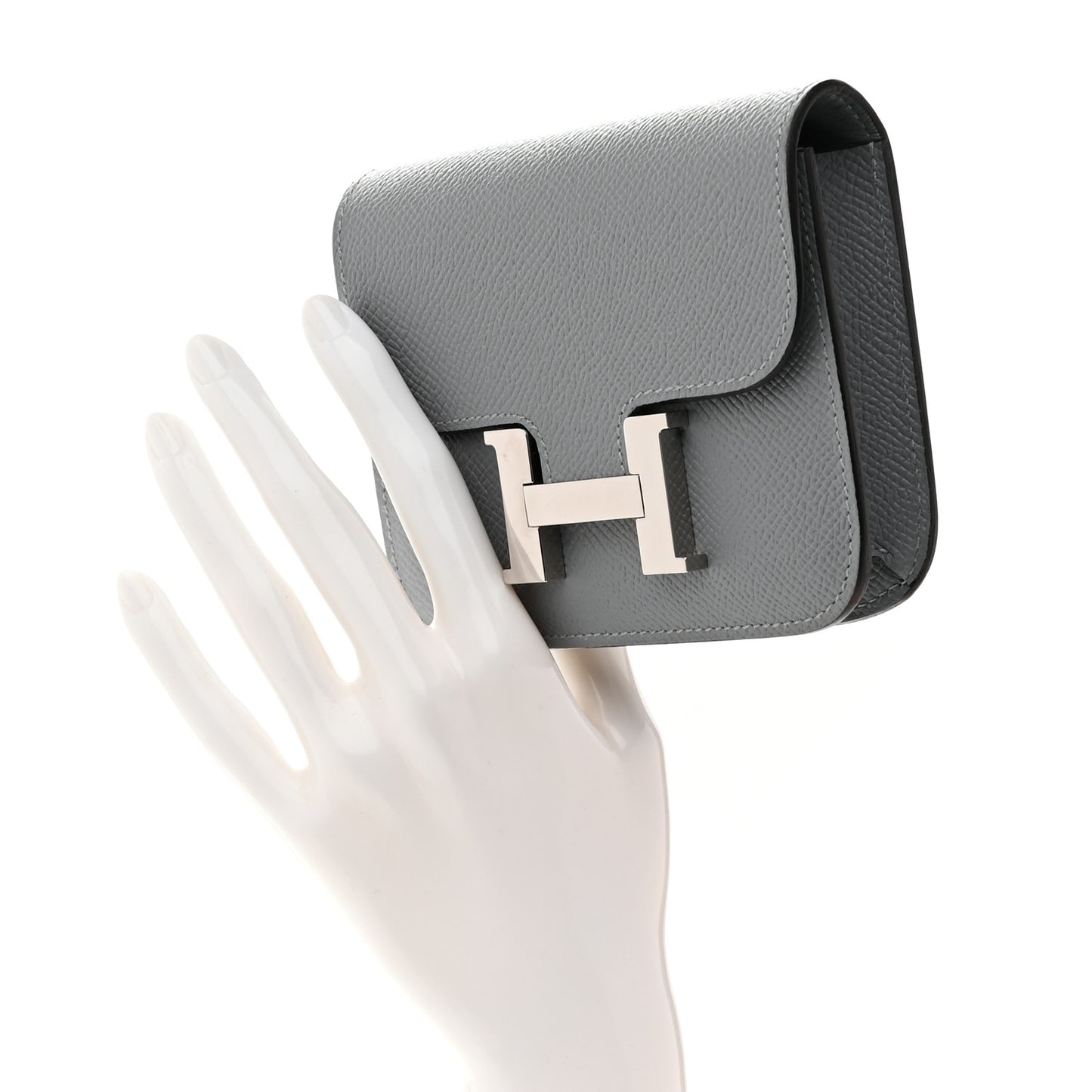 Epsom Constance Slim Wallet Gris Pantin