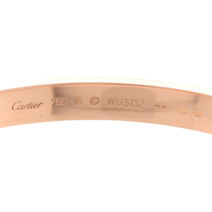 Cartier 18K Pink Gold LOVE Bracelet 16 5 of 7