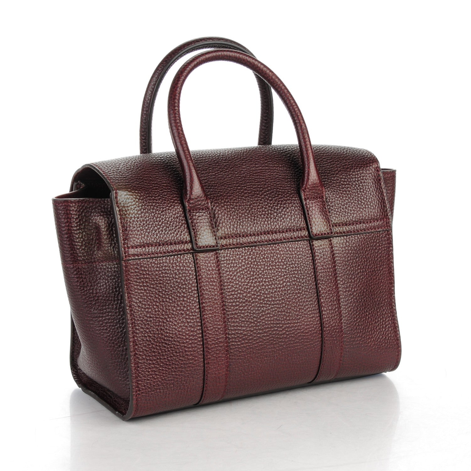 Mulberry Natural Grain Leather Small New Bayswater Oxblood 2 of 7