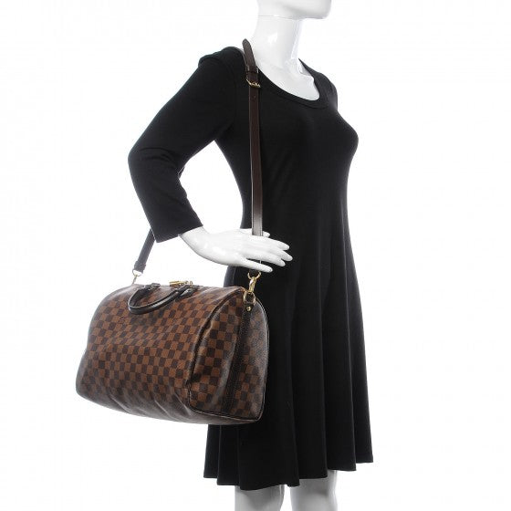 Damier Ebene Speedy Bandouliere 35