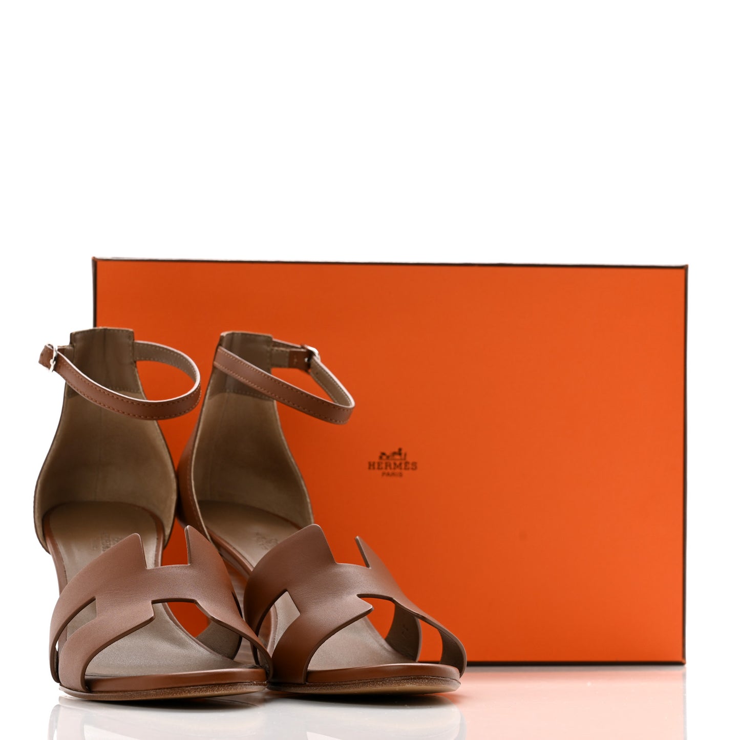 Calfskin Legend Wedge Sandals 38 Gold