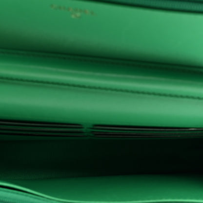 Chanel Lambskin Quilted Wallet On Chain WOC Green 4 of 11
