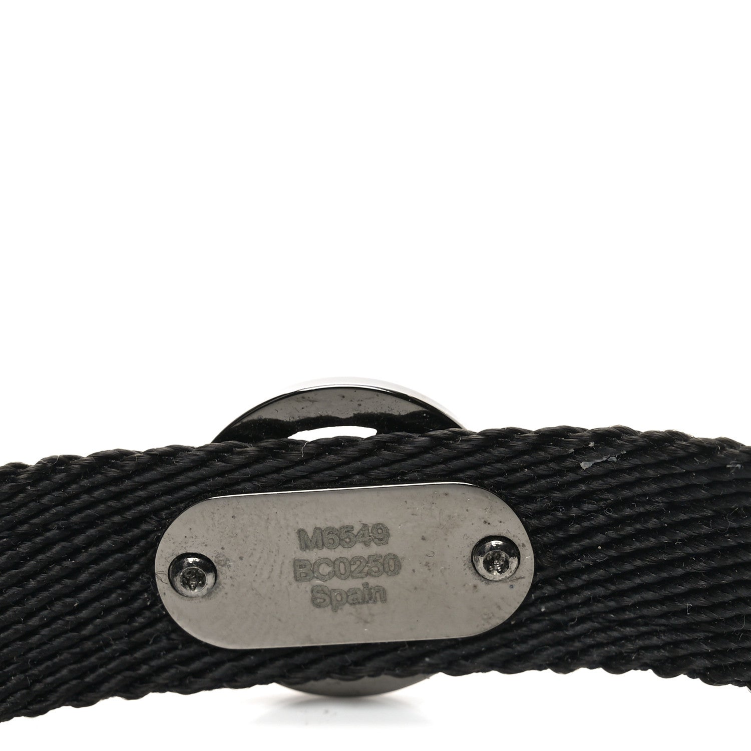 Louis Vuitton Monogram Eclipse LV Circle Bracelet 4 of 4