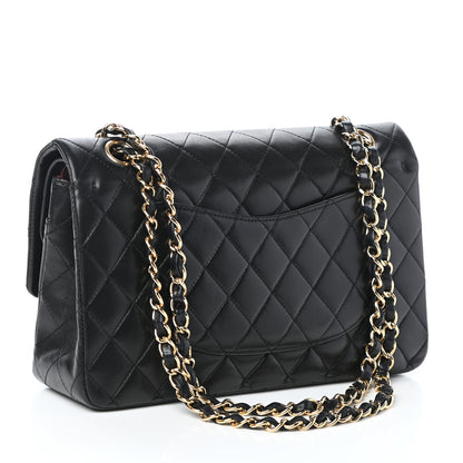 Chanel Lambskin Quilted Medium Double Flap Black 3 of 10