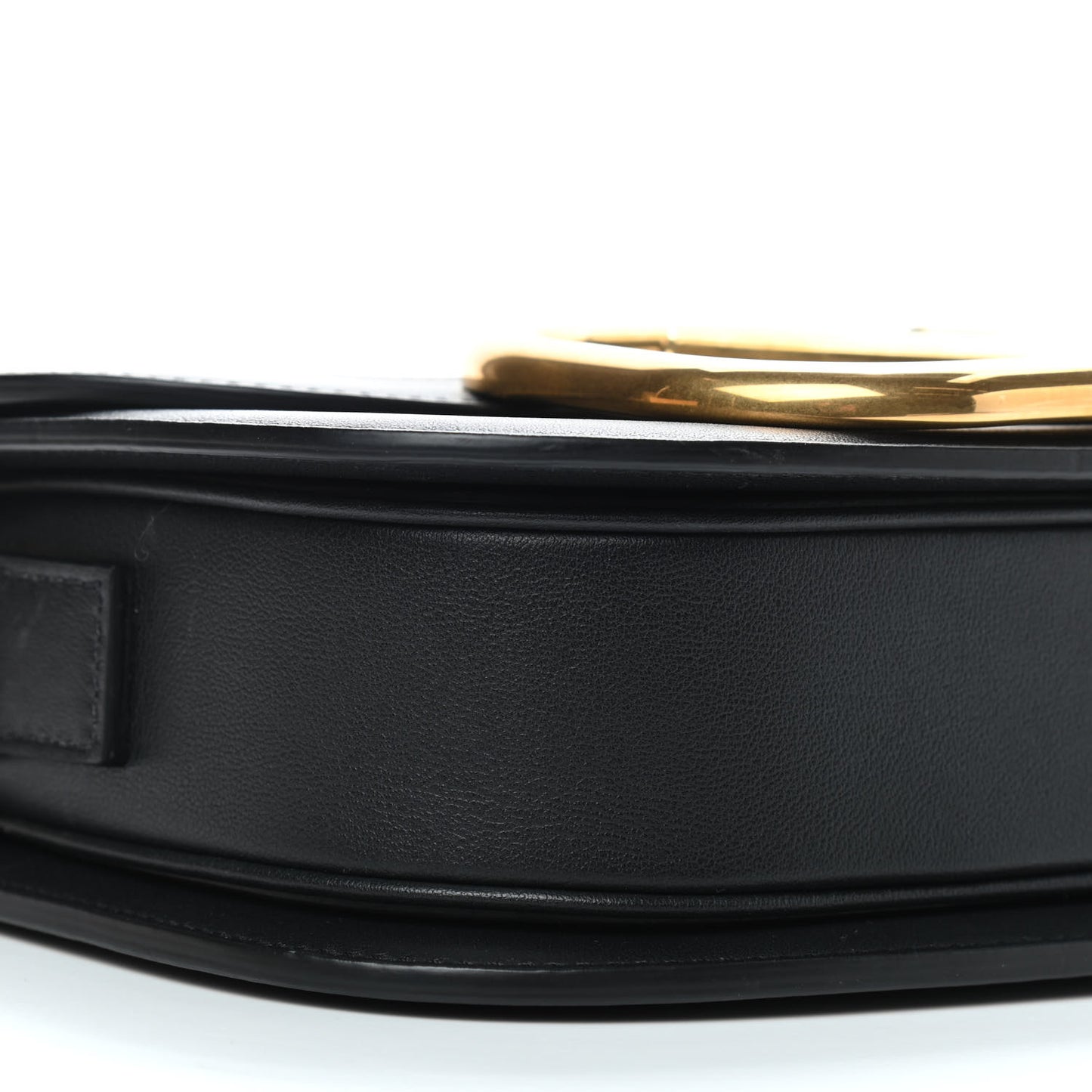 Smooth Calfskin Supervee Shoulder Bag Black