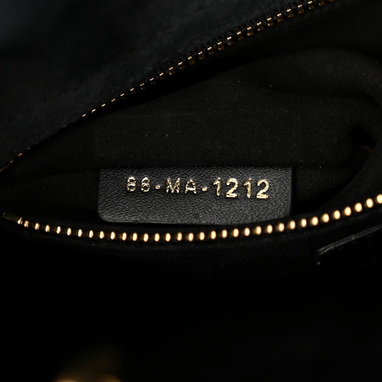 Lambskin Cannage Small My ABCDior Lady Dior Black