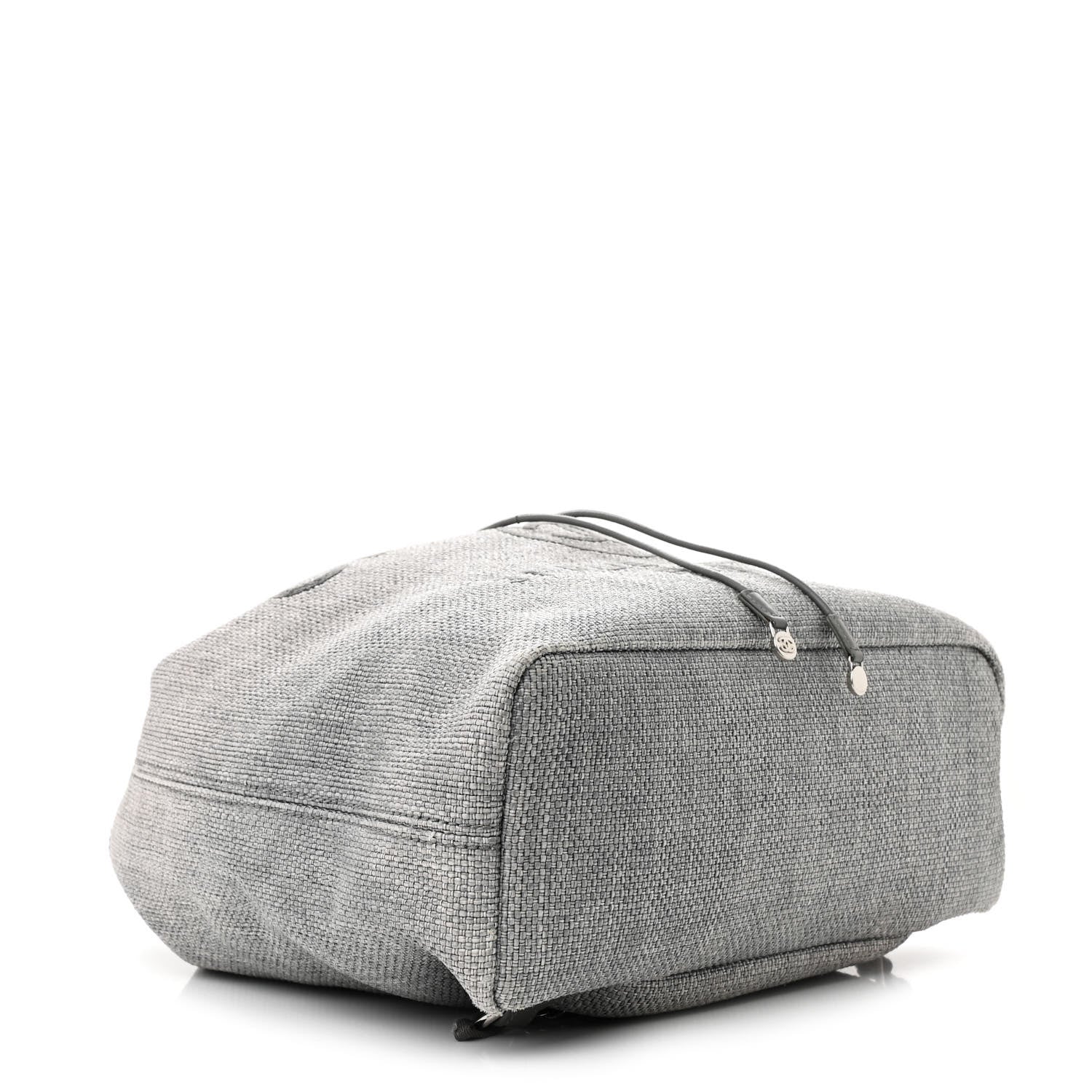 Chanel Canvas Large Deauville Backpack Grey 4 of 14