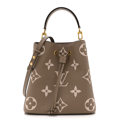 Louis Vuitton Empreinte Monogram Giant Neonoe MM Tourterelle Creme 1 of 10