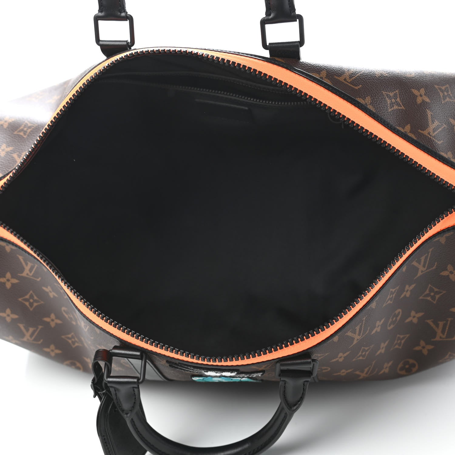 Louis Vuitton Monogram Embroidered Cartoon LV Friends Keepall Bandouliere 50 4 of 4