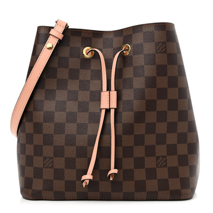 Louis Vuitton Damier Ebene Neonoe MM Venus Pink 1 of 9