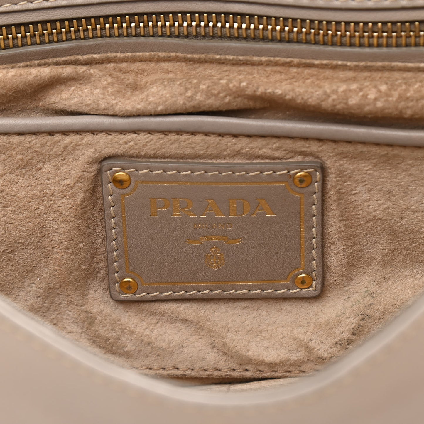 City Calfskin Foldover Pushlock Top Handle Satchel Argilla