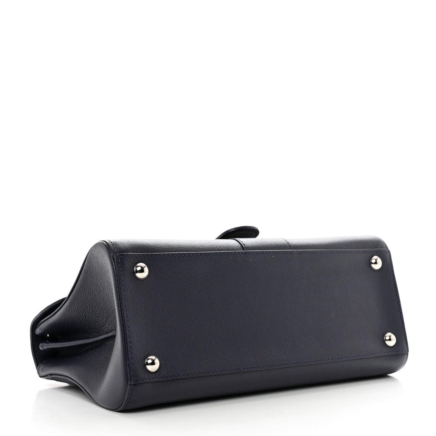 Calfskin Mini Brillant East West Satchel Navy