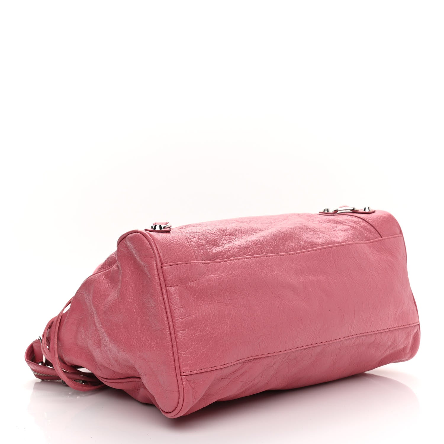Balenciaga Agneau Classic Silver Hardware Velo Rose Hortensia 4 of 10