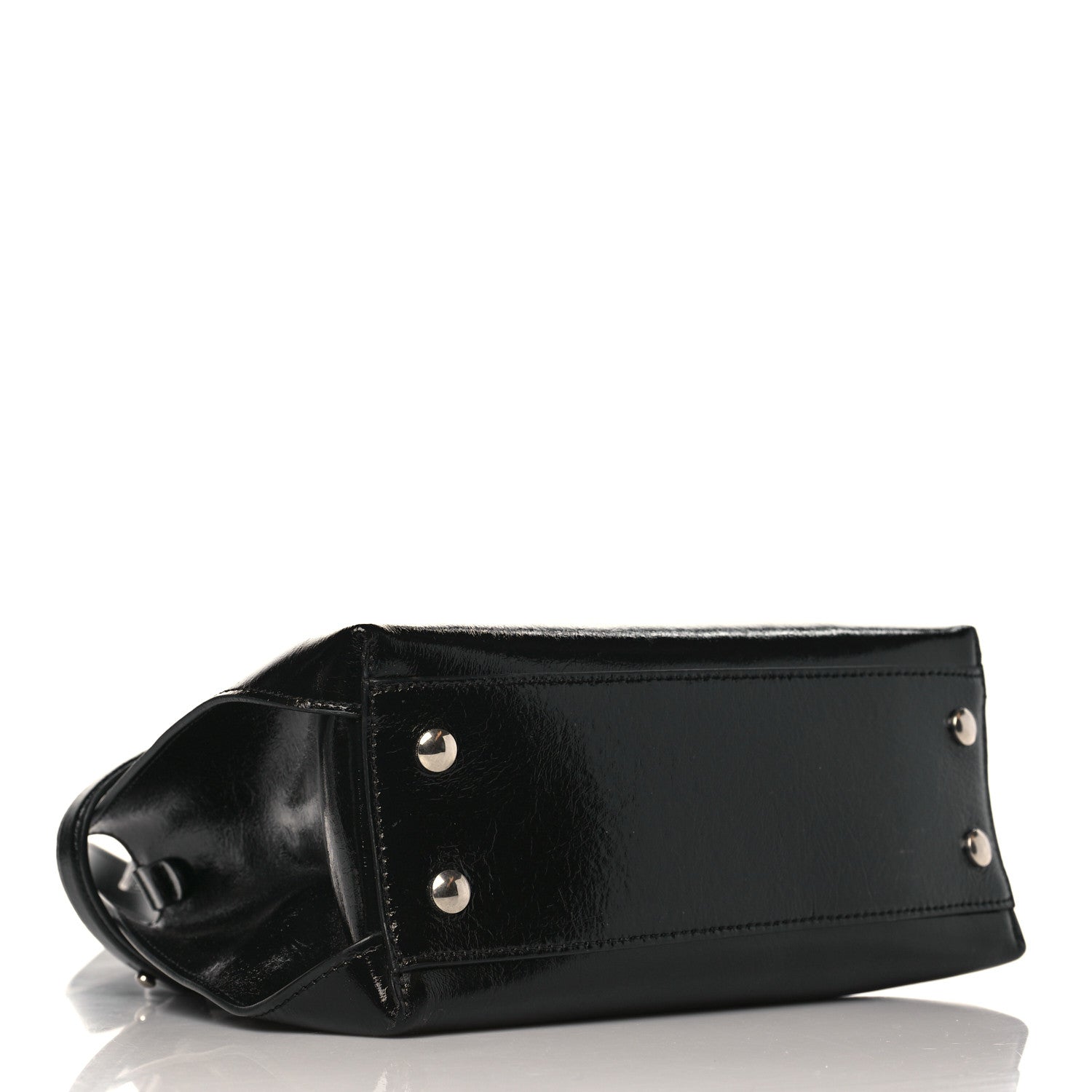 Burberry Soft Calfskin Small Banner Tote Black 4 of 9