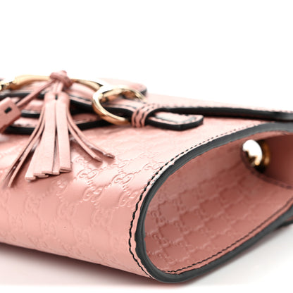 Gucci Microguccissima Mini Emily Shoulder Bag Soft Pink 11 of 11