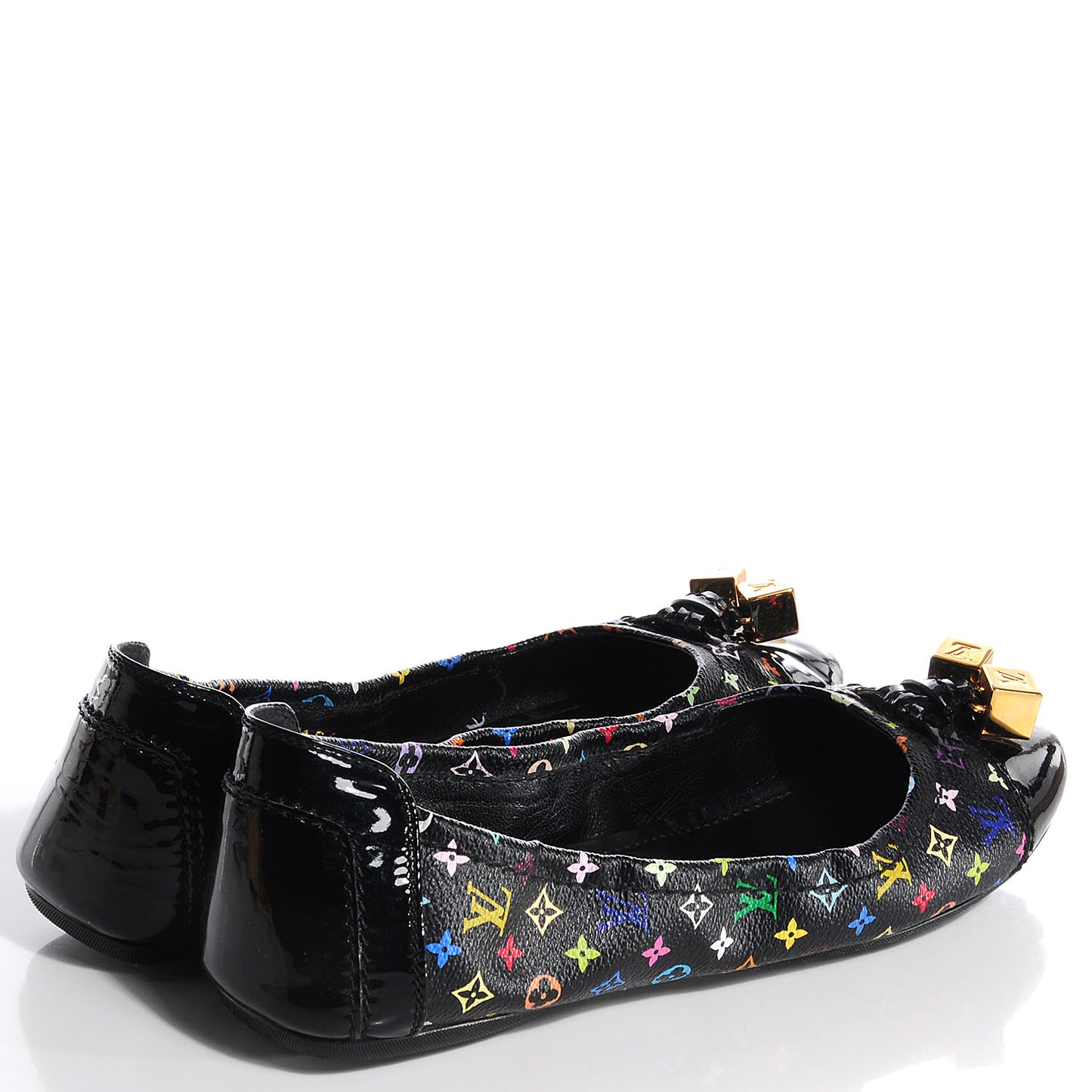 Monogram Multicolor Lovely Ballet Flats Black 39
