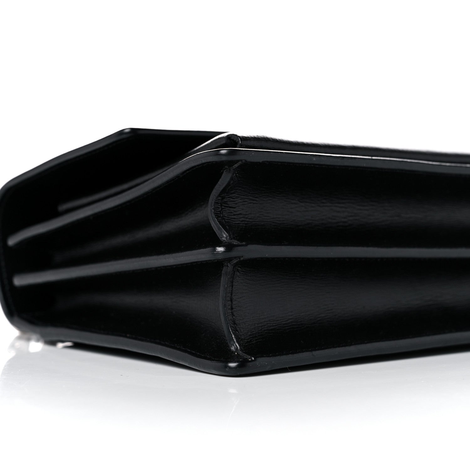 Saint Laurent Calfskin Medium Monogram Sunset Black 10 of 14