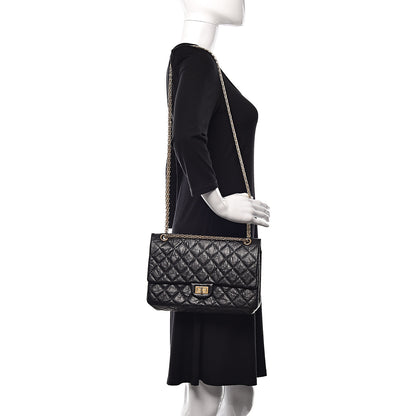 Chanel Aged Calfskin Quilted 2.55 Reissue 226 Flap Black 2 of 10