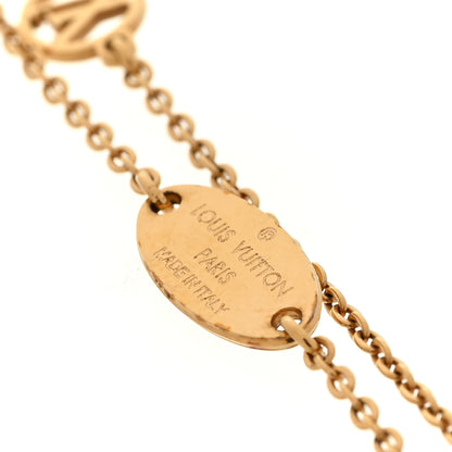 Louis Vuitton Brass Nanogram Bracelet Silver Gold 4 of 6