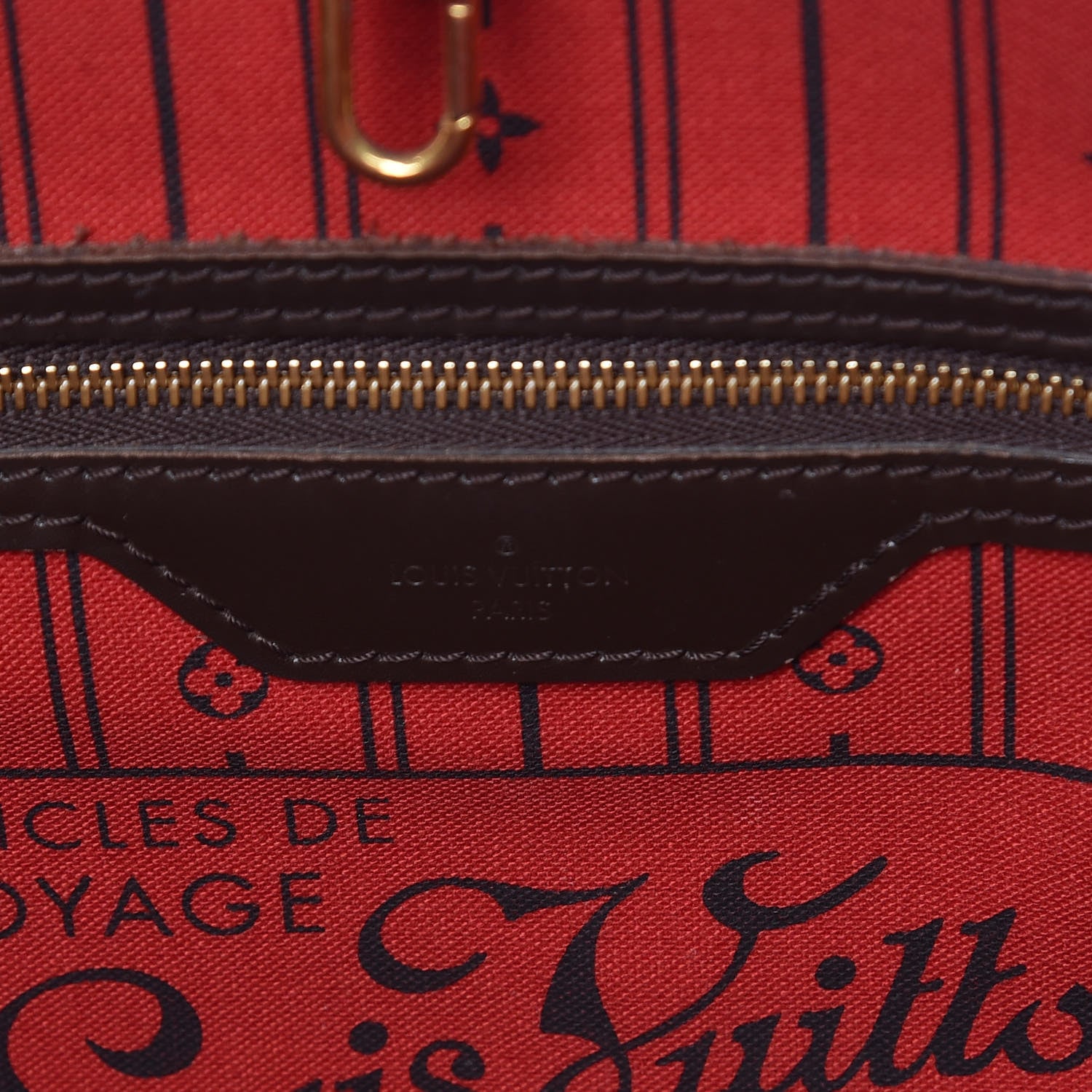 Louis Vuitton Damier Ebene Neverfull MM 6 of 22