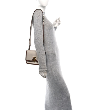 Burberry Canvas Calfskin Small TB Bag Natural 2 of 12