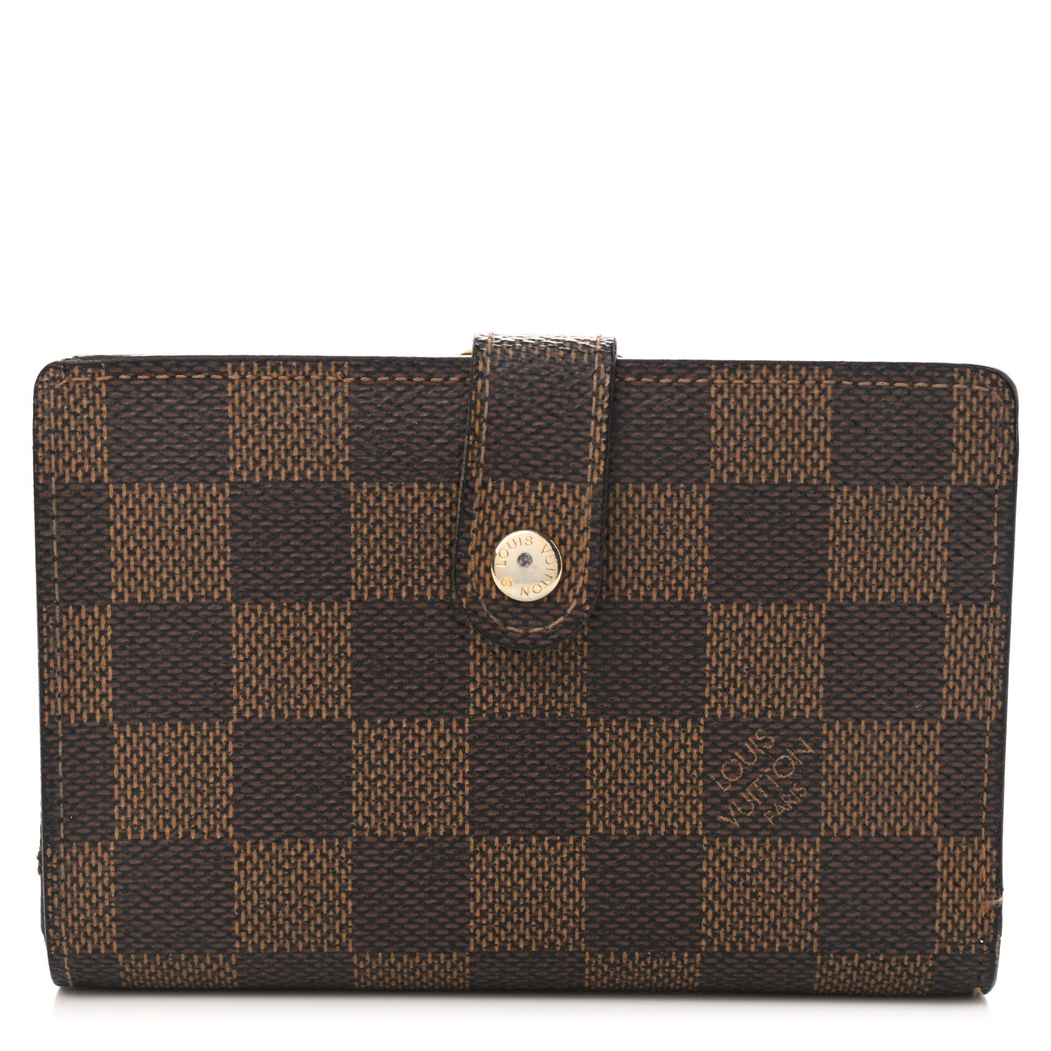 Louis Vuitton Damier Ebene French Purse Wallet 1 of 7