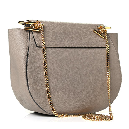Chloe Grained Lambskin Drew Shoulder Bag Motty Grey 2 of 7