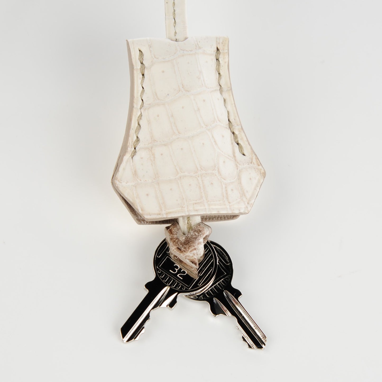 Matte Niloticus Crocodile Himalaya Kelly Retourne 25 White