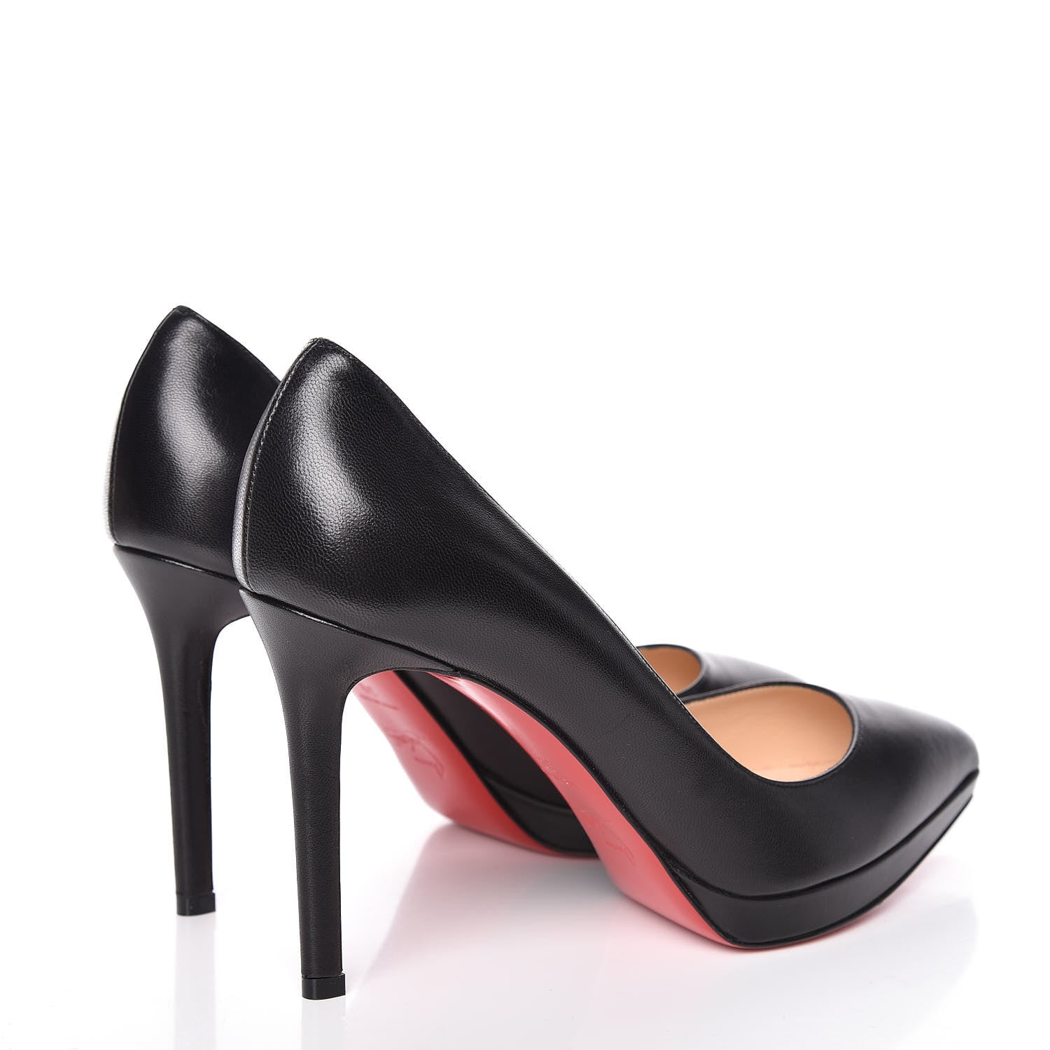 Christian Louboutin Shiny Nappa Pigalle Plato 100 Pumps 39 Black 4 of 10