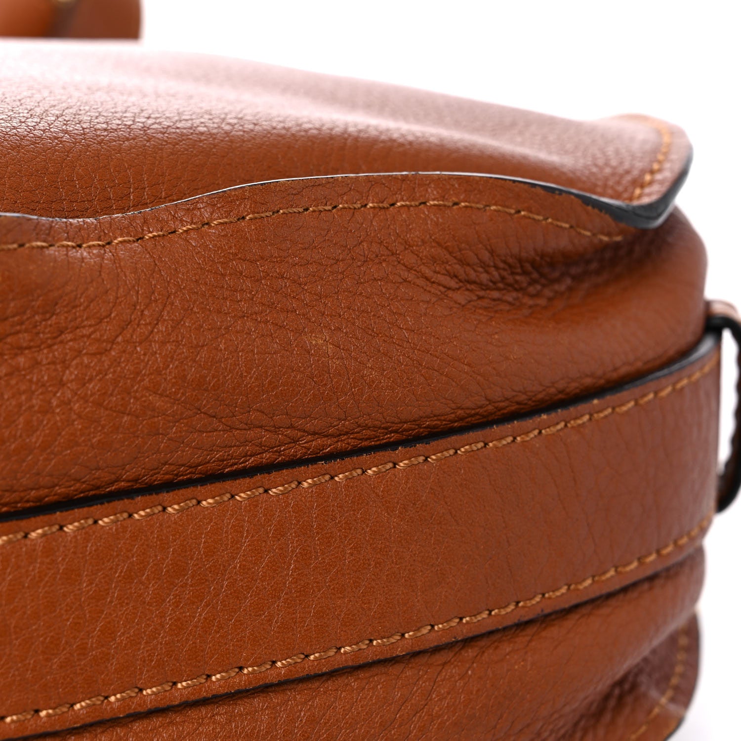 Chloe Calfskin Medium Marcie Round Crossbody Bag Tan 12 of 20