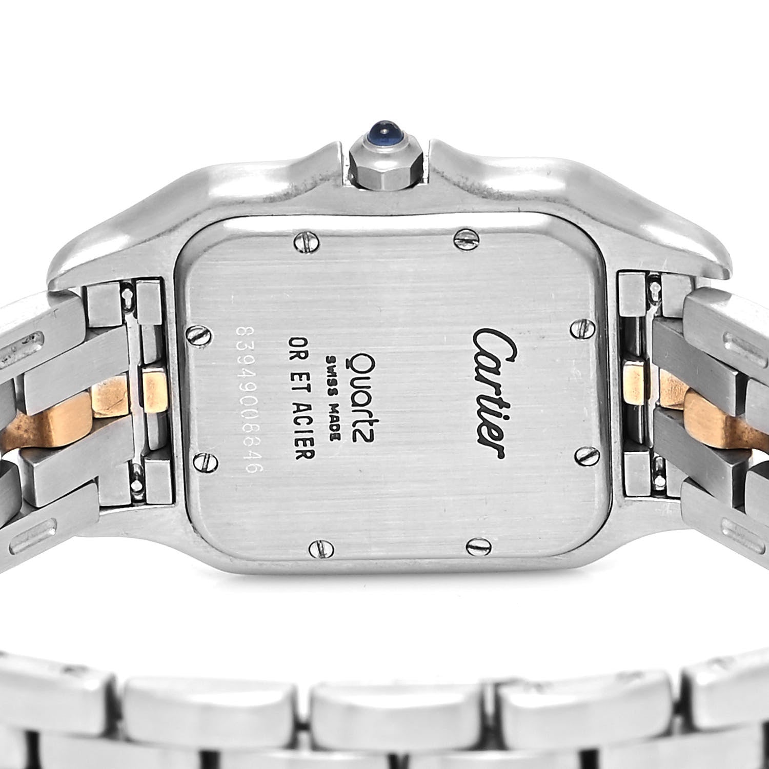 Cartier Stainless Steel 18K Yellow Gold 27mm Panthere Quartz Watch 4 of 4