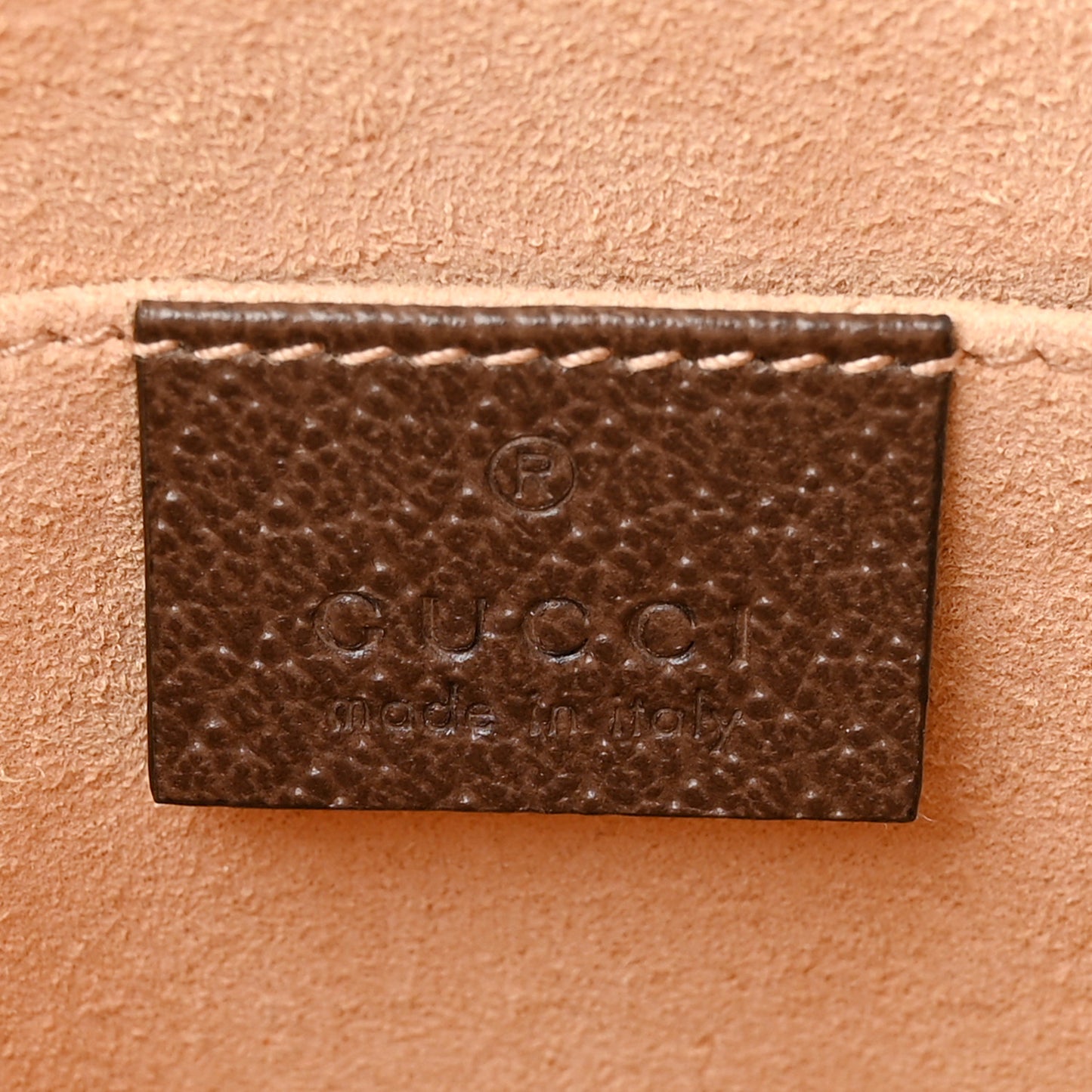 GG Supreme Monogram Web Ophidia Pouch Brown