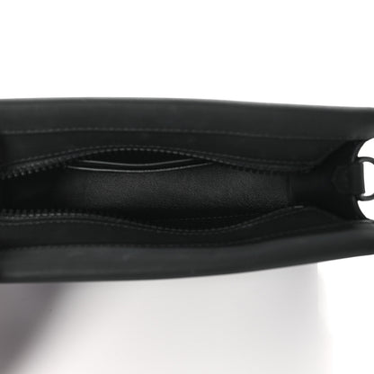 Burberry Rubberised Cotton Foldover Pocket Bag Black 5 of 12