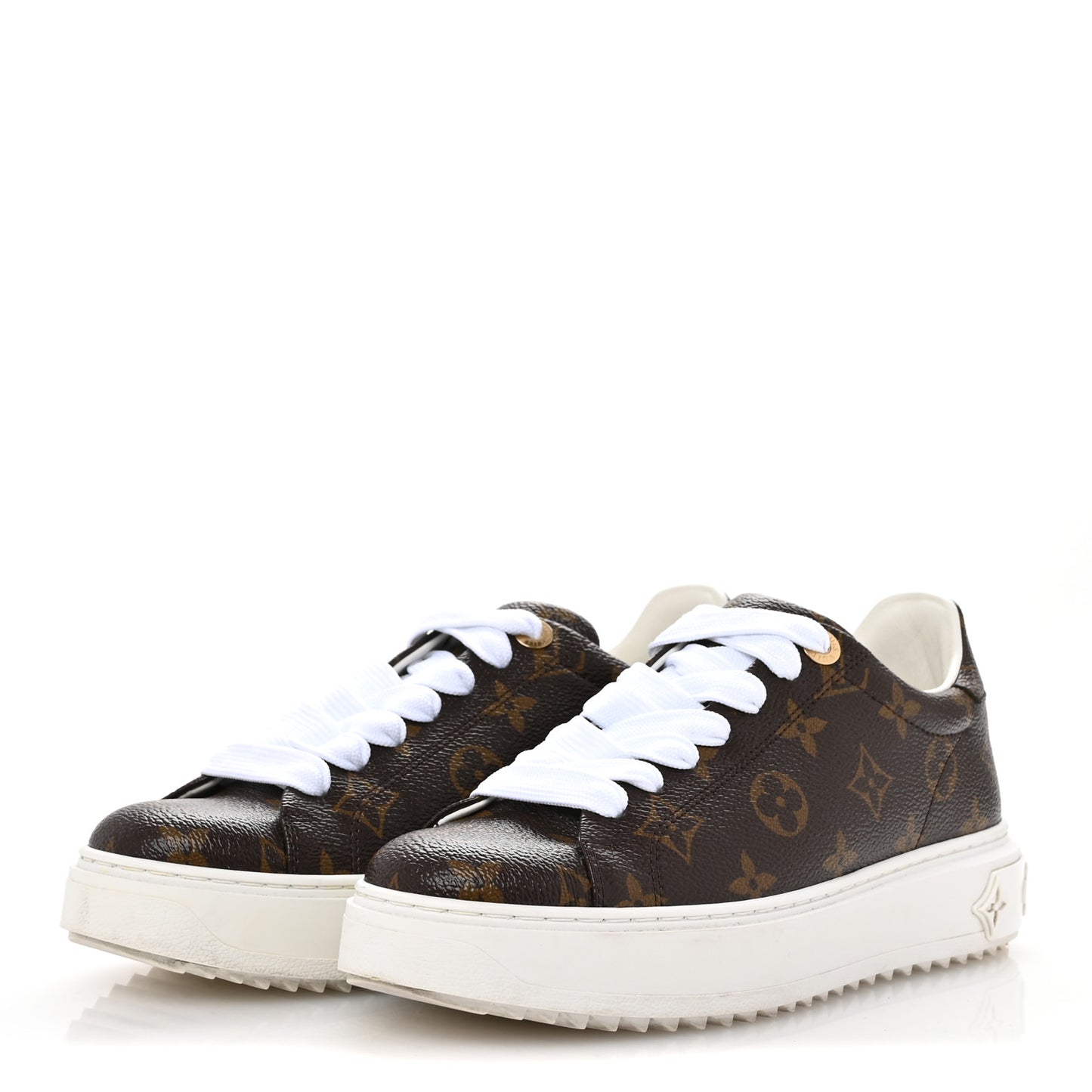Patent Monogram Frontrow Sneakers 37