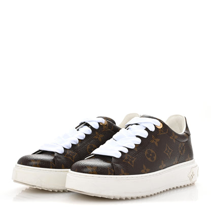 Louis Vuitton Patent Monogram Frontrow Sneakers 37 4 of 9