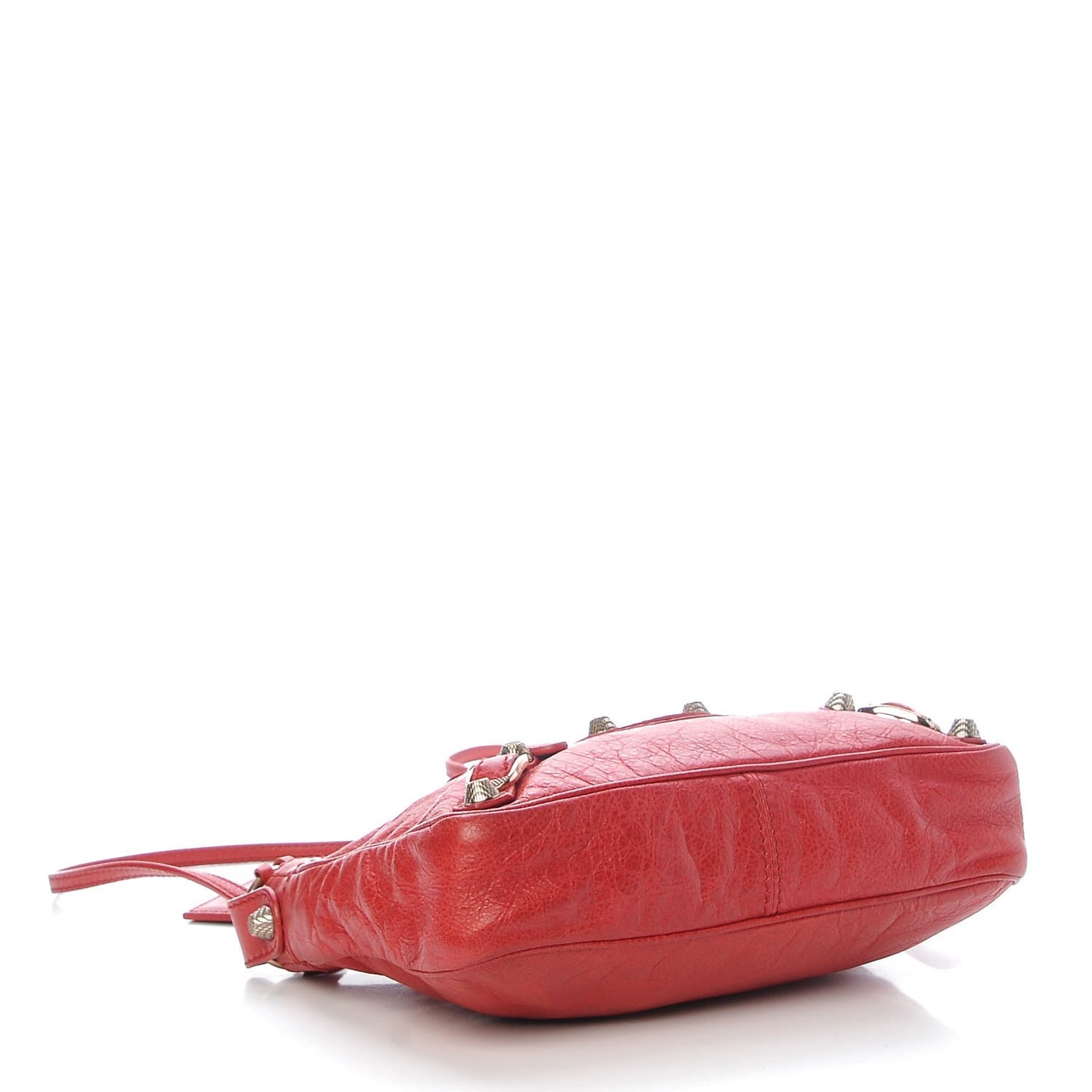 Agneau Giant 12 Rose Gold Hardware Hip Rouge Coquelicot